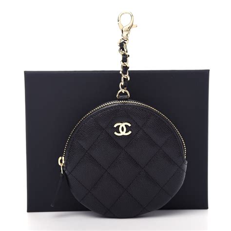 round coin purse chanel